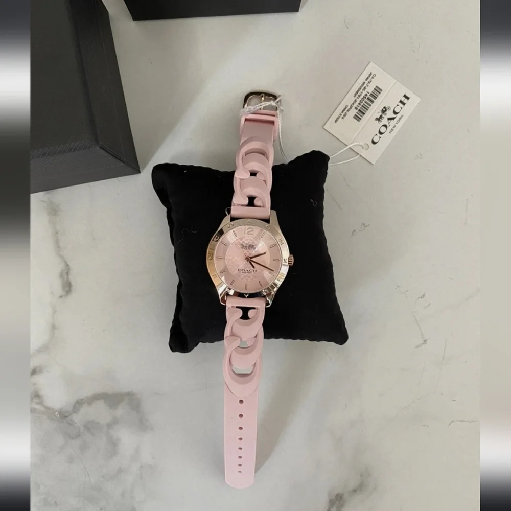 Coach Pink and Gold Women's Watch - Picture 11 of 11